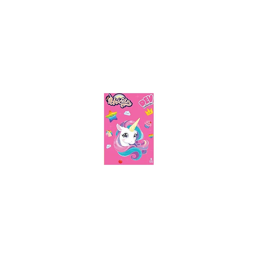 Unicorn - Dev Çıkartmalı Boyama Kitabı