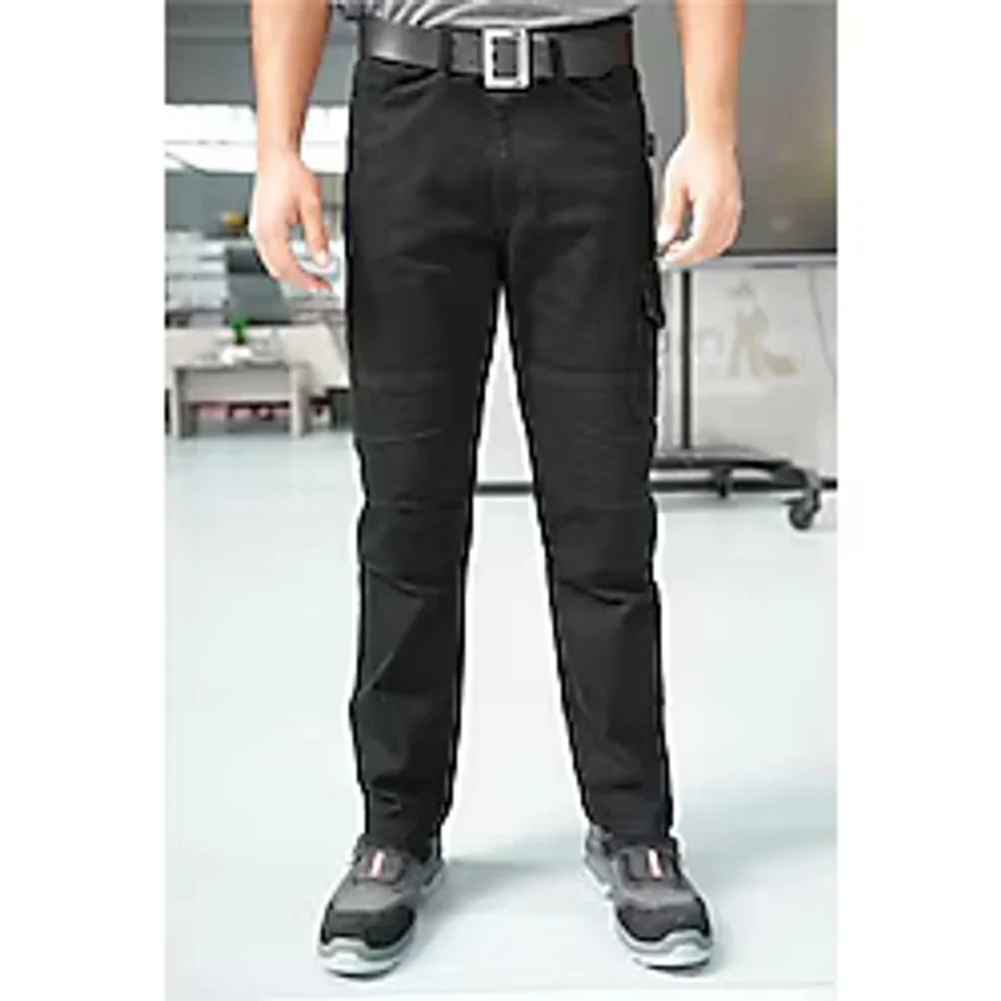 Uniprom İş Pantolonu Kot Kumaş Titan Flex Model Siyah Siyah