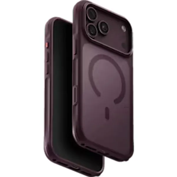 UNIQ Apple iPhone 18 Pro Max Uyumlu Veren Magsafe Kapak Telefon Kılıfı Bordo