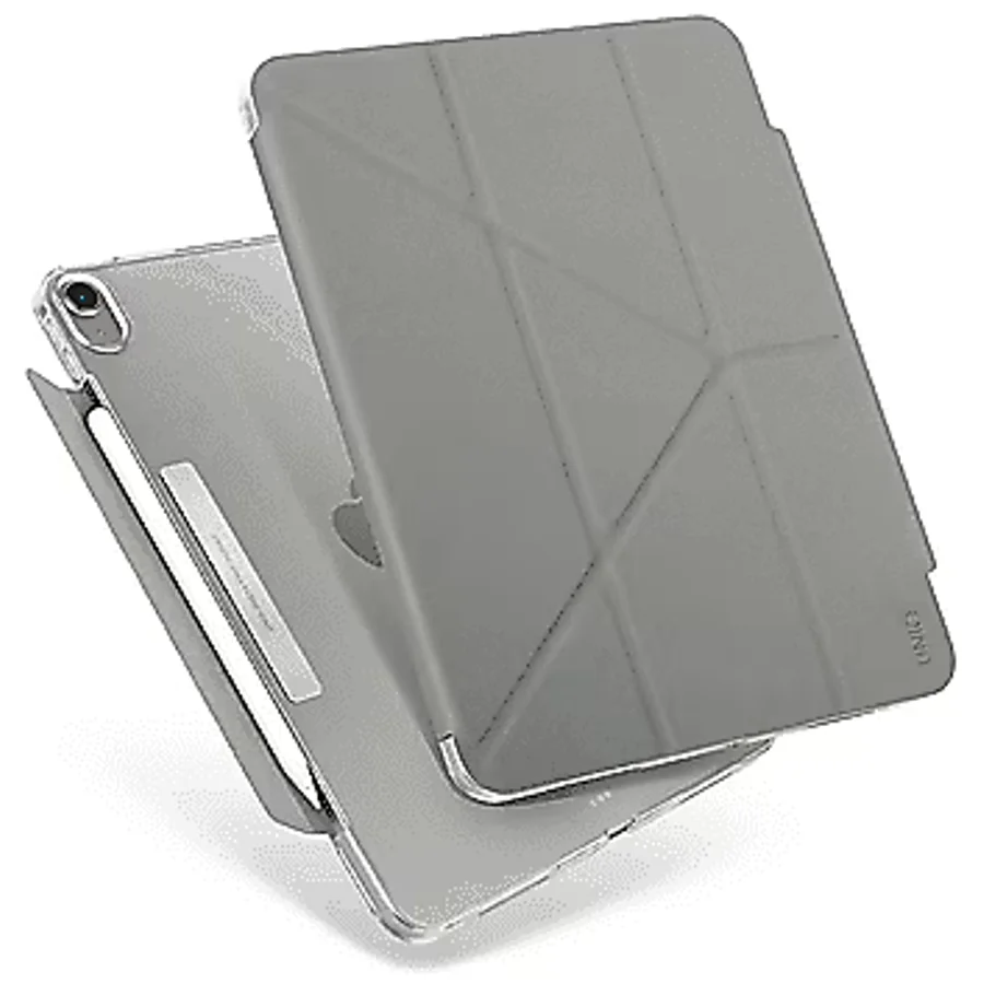 Uniq Camden İpad Air 4 10,9 Katlanabilir Tablet Kılıfı - Gri