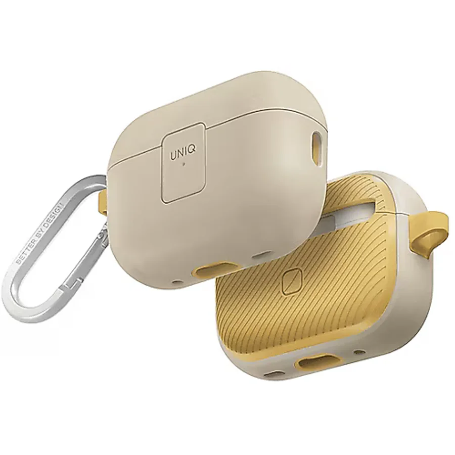 Uniq Clyde Kilitli 2. Nesil Airpods Pro 2 Kulaklık Kılıfı - Sarı