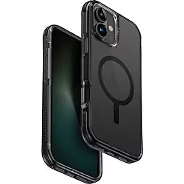 Uniq Combat İphone 16 Magsafe Uyumlu Telefon Kılıfı - Siyah