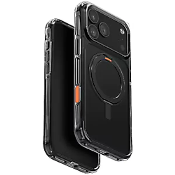 Uniq Swivix Apple İphone 17 Pro Max Rotating Kickstand Telefon Kılıfı - Siyah