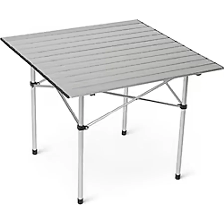 Uniqamp 70x70 cm Alüminyum Katlanır Kamp Masası