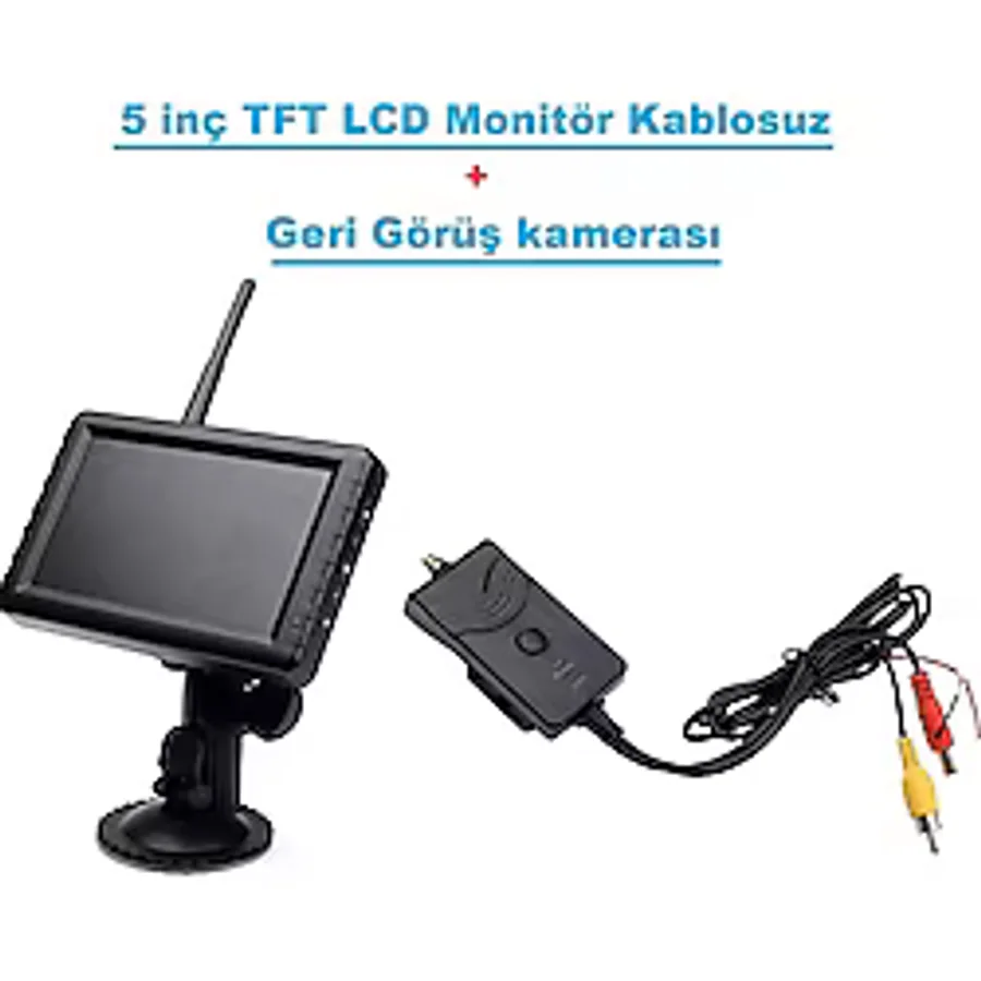 Unique Çekme Karavan Kablosuz Monitör ve Geri Görüş Kamerası