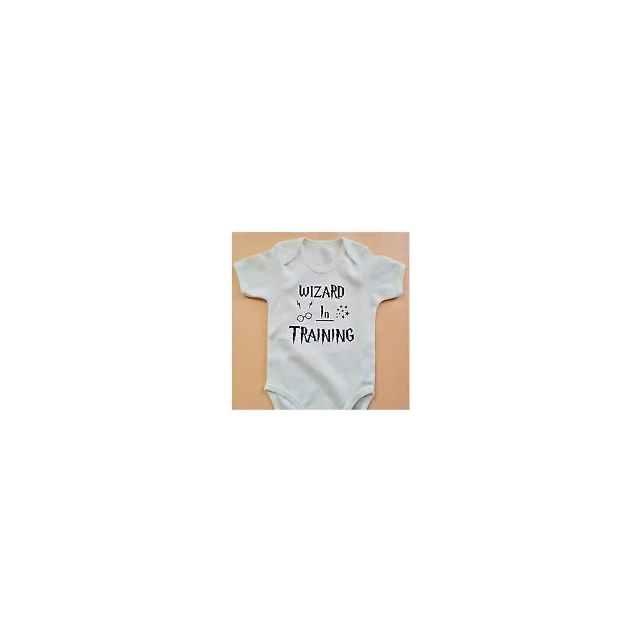 Unisex Bebek Beyaz Wizard In Training Zıbın Body 32343d, Yeni Doğan