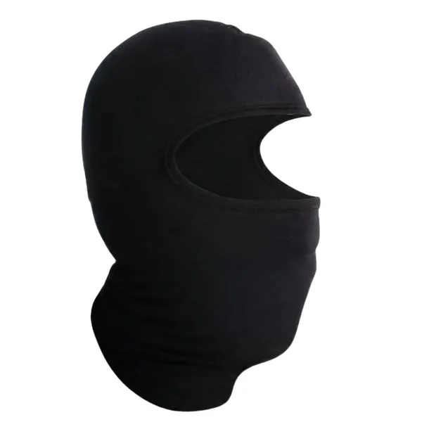 Unisex Düz Siyah Balaklava 1 Adet Tek Beden Viskoz Kask İçi Motosiklet Outdoor Maske - RENK: SİYAH,