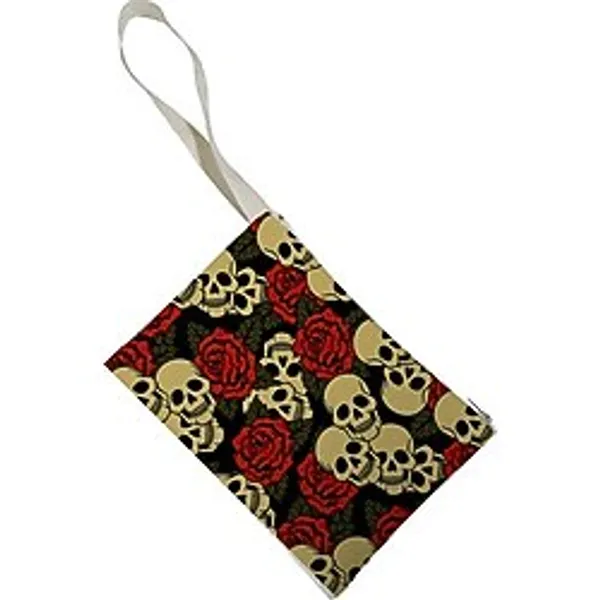 Unisex Kurukafalar Portföy Clutch Çanta - Renkli