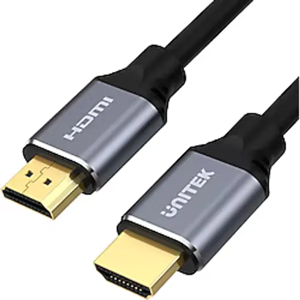 Unitek HDMI 2.1 Kablo 2M 8K Ultra Yüksek Hızlı HDMI Sorunsuz 8K@60Hz, 4K@120Hz Dinamik HDR 10 +, Dolby Vision, eARC OLED TV, Gaming, Xbox Series X, PS5 için Alüminyum fişler, esnek