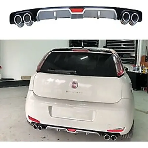 Universal Fiat Punto Difüzör Arka Tampon Eki 4 Egzoz Çıkışlı