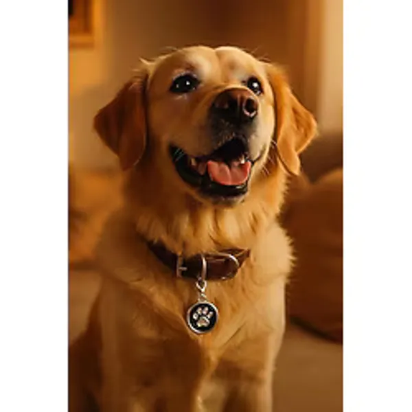 Universal Kedi Köpek Isimlik Metal Pet Kimlik Rozeti Isim Telefon Yazılabilir Dayanıklı Suya Dayanıklı Tasmaya Uygun Evcil Hayvan Künyesi (Siyah Pati) - -- - 0