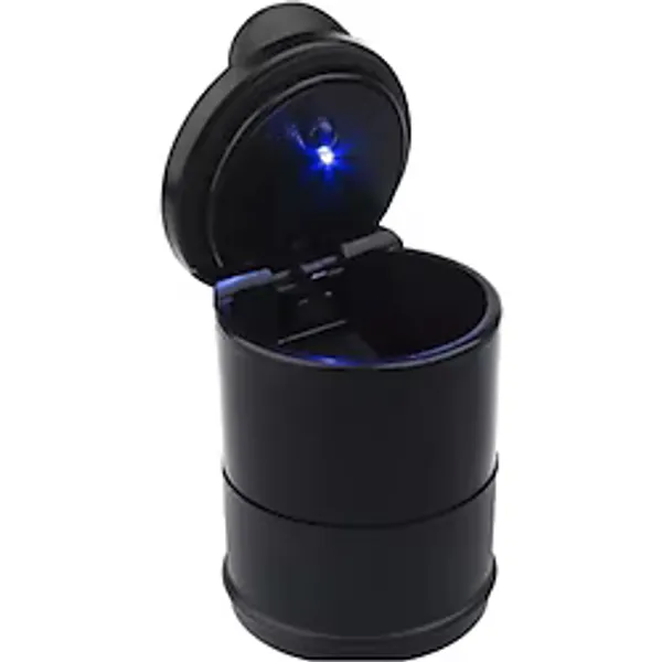 Universal Oto Araç Içi Mavi Led Işıklı Küllük Araba Kül Tablası Çöp Kovası