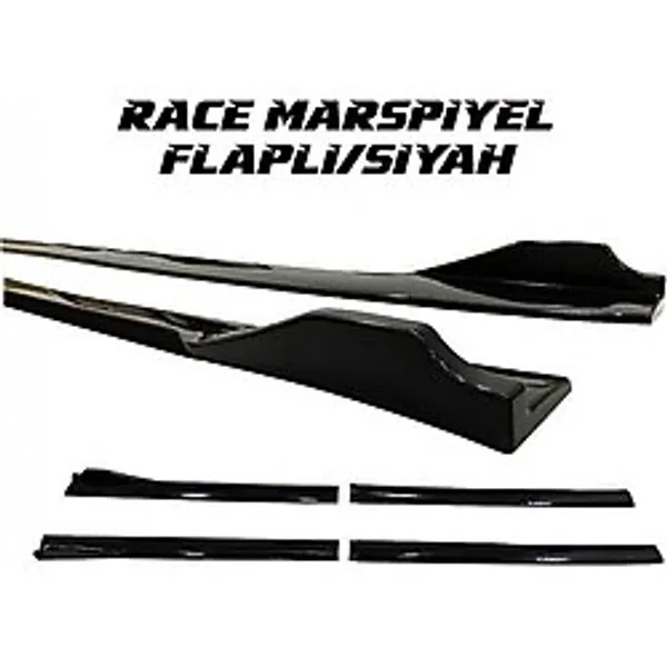 Üniversal Piano Black Kulaklı Flaplı Marşpiyel Lipi Bıçağı Siyah