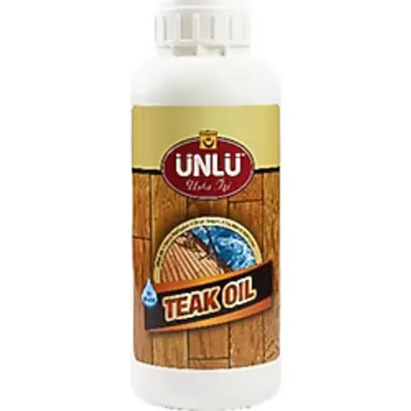 Ünlü Boya Protect Aqua Su Bazlı Teak Oıl (Tik Yağı) 1L - 1 L