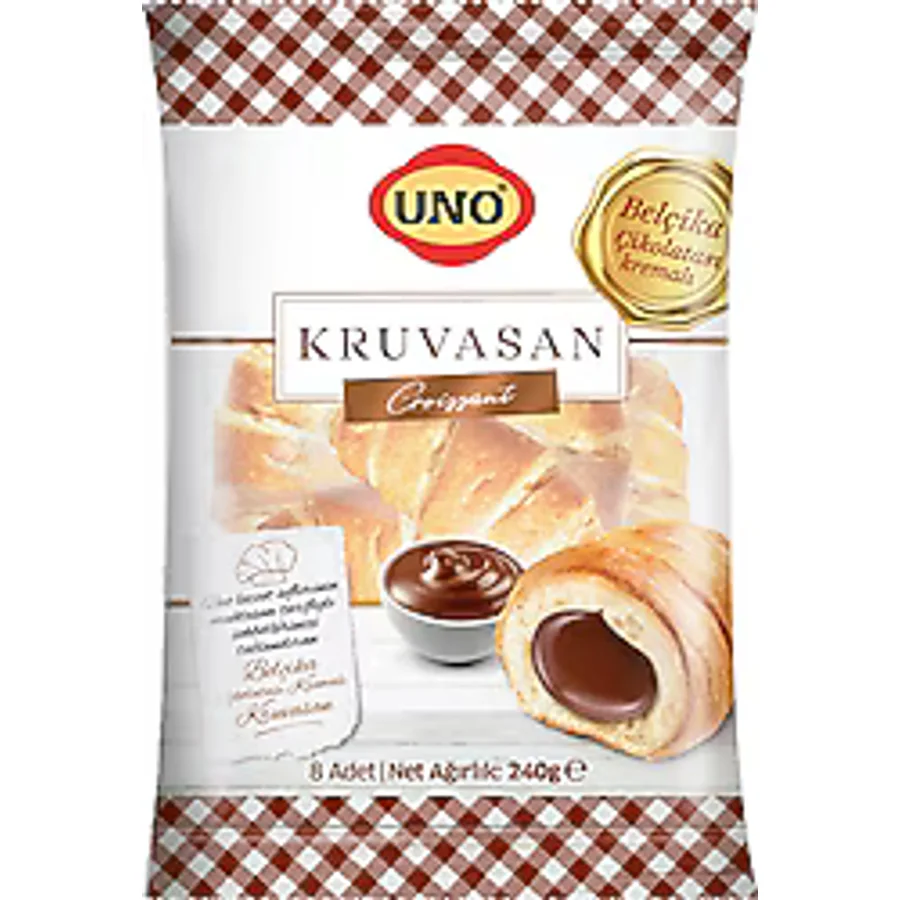 Uno Çikolata Kremalı Kruvasan 240 gr