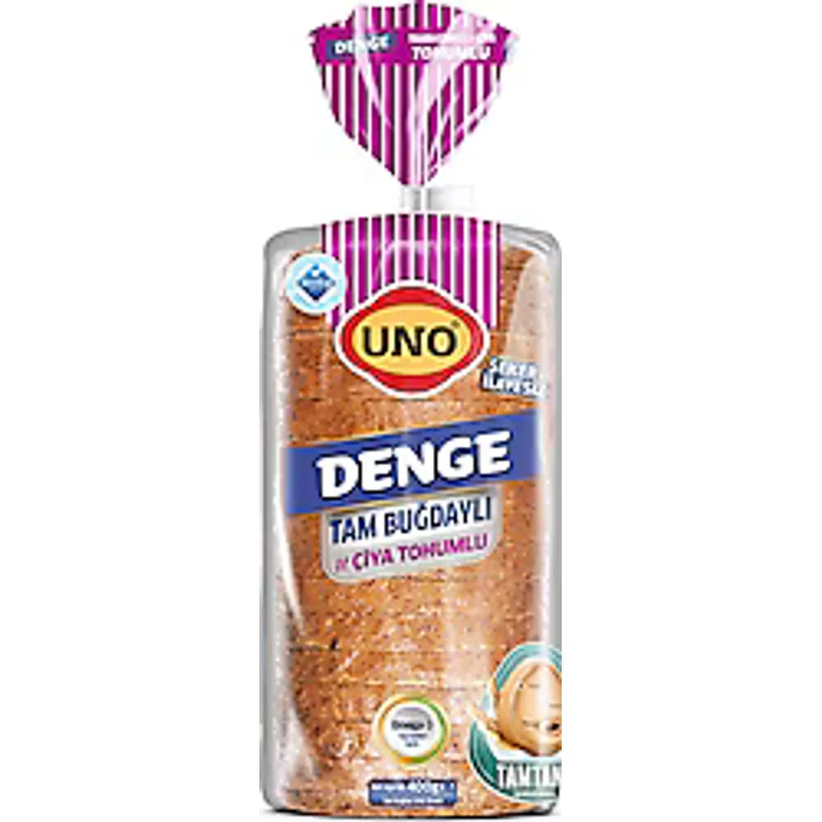 Uno Denge Tam Buğdaylı ve Çiya Tohumlu Ekmek 400 gr
