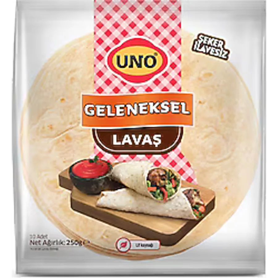 Uno Geleneksel Lavaş 250 gr 10'lu