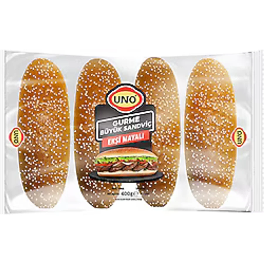 Uno Gurme Ekşi Mayalı Sandviç Ekmeği 4x100 gr