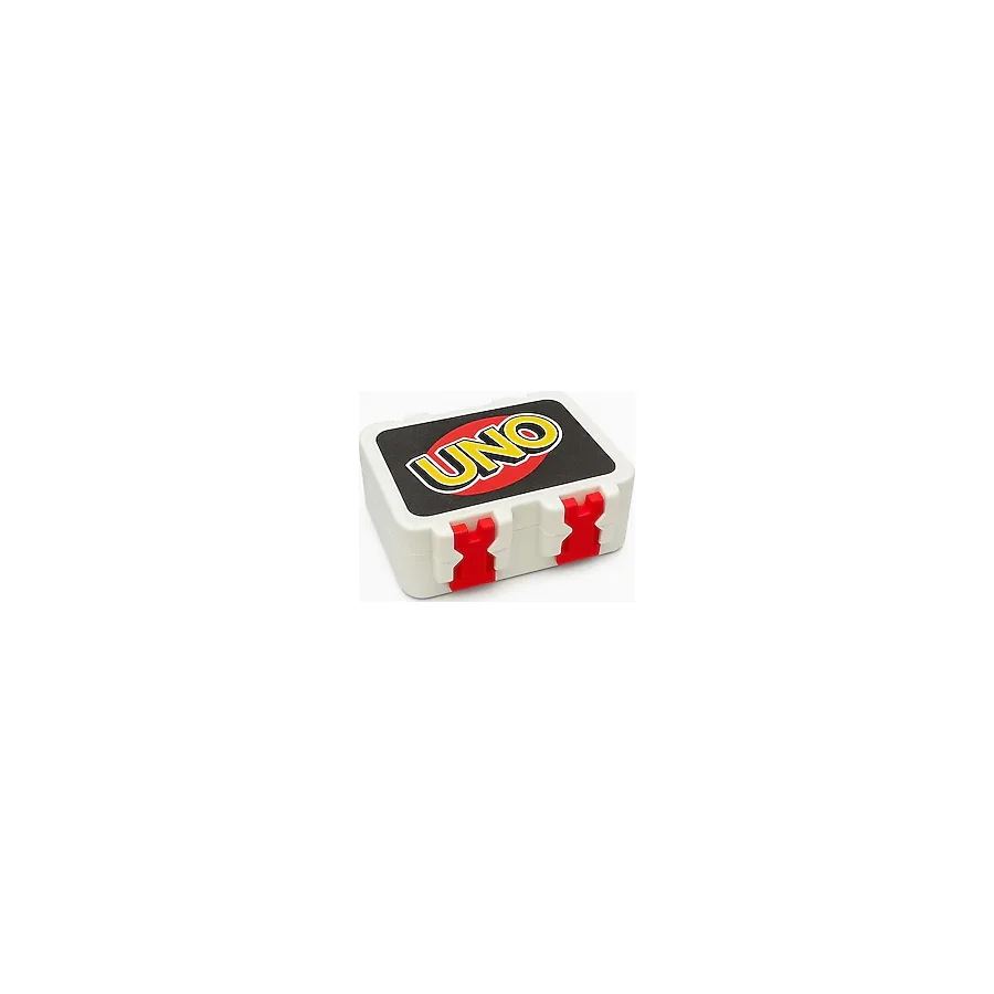 Uno Kartları İçin 3D Baskı Dayanıklı Oyun Kart Kutusu - Taşınabilir Saklama Kutusu (Kilitli Kapaklı) - 7X14