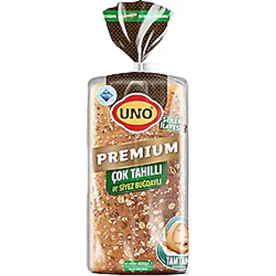 Uno Premium 400 gr Çok Tahıllı ve Siyez Buğdaylı Ekmek