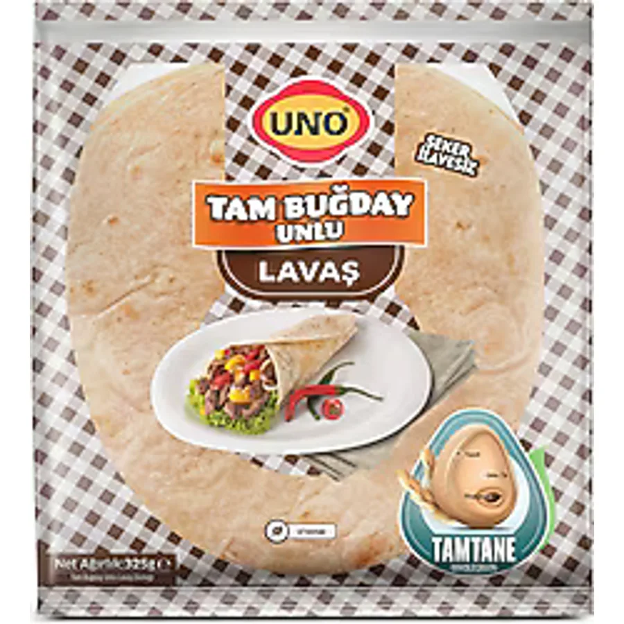 Uno Tam Buğday Lavaş 325 gr