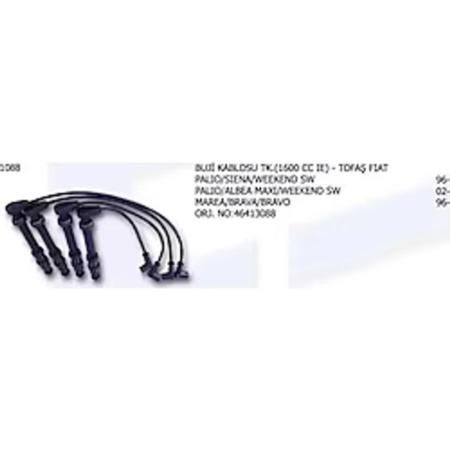Ünüvar Bujı Kablosu Takım 1.6 16V Fiat Marea,Fiat Brava,Fiat Bravo,Fiat Siena,Fiat Albea,Fiat Palio,Fiat Do (1 Tk )