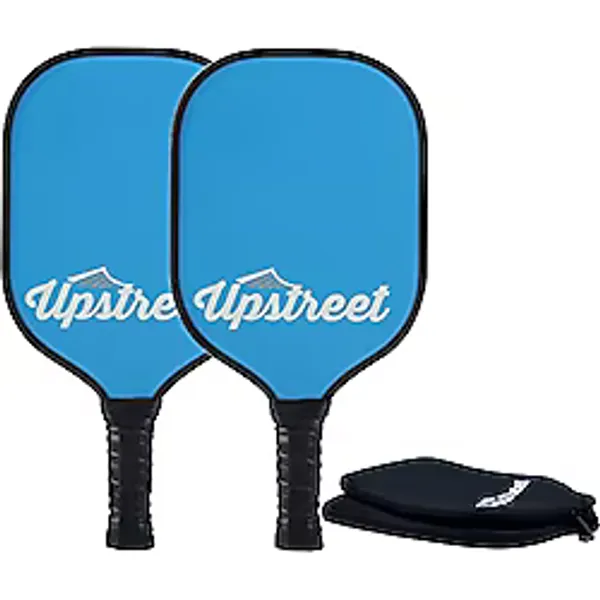 Upstreet Grafit Pickleball kürek seti, USAPA onaylı pickleball seti, pickleball raketleri, dolgulu kapak, hafif petek kompozit turşu topu küreği, erkekler ve kadınlar için, kürek raketi