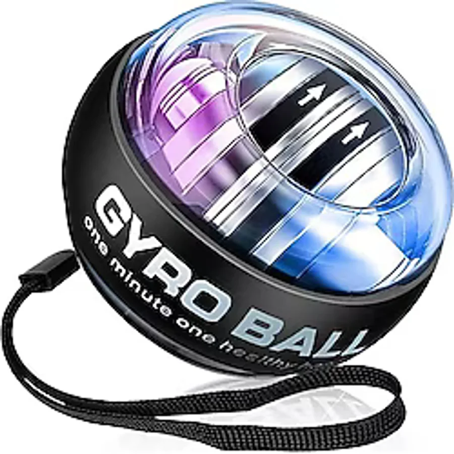 UpWay Gyro Ball El Bilek Siyah Egzersiz Topu Otomatik Jiroskop Kol Kuvvet Spor Ekipmanı