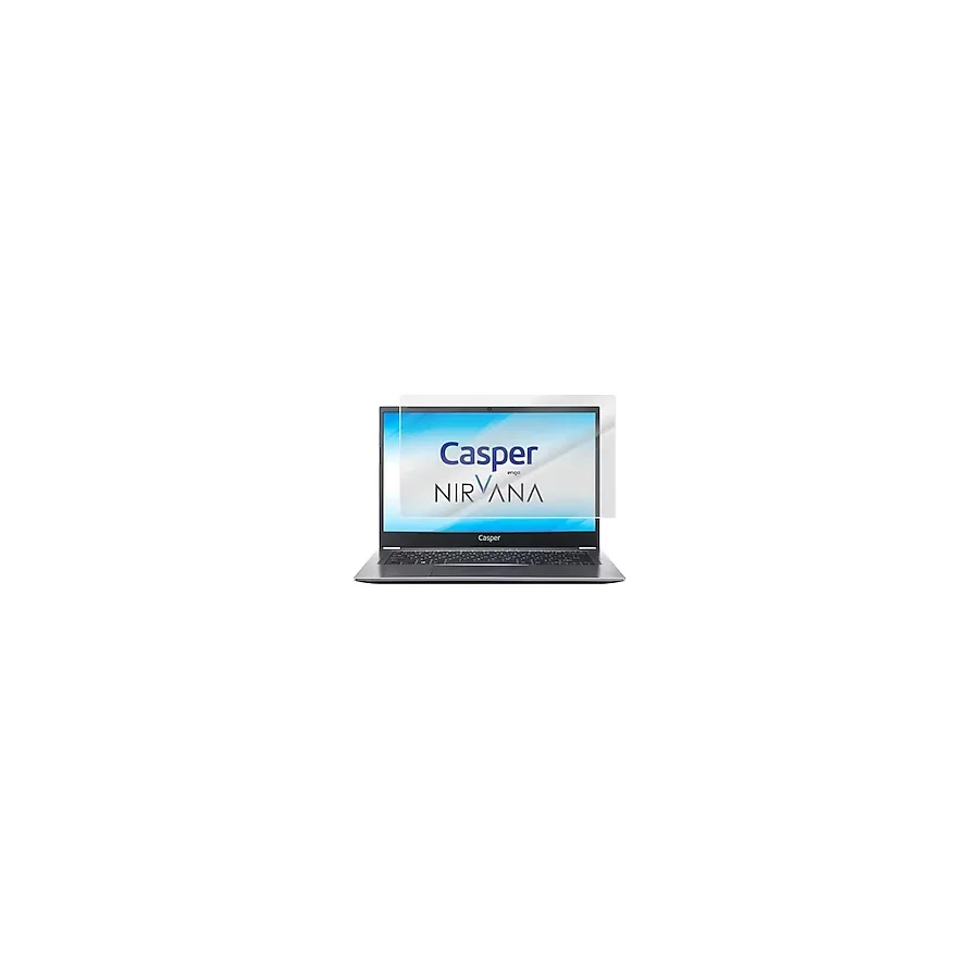Uravas Store Engo Casper Nirvana S500 15.6 Inç Ile Uyumlu Mat Ekran Koruyucu Notebook, Yansıma ve Parlama Önleyici Parmak Izi Bırakmayan Laptop Koruma, 9h Temperli Kırılmaz Esnek Nano Cam 16:9