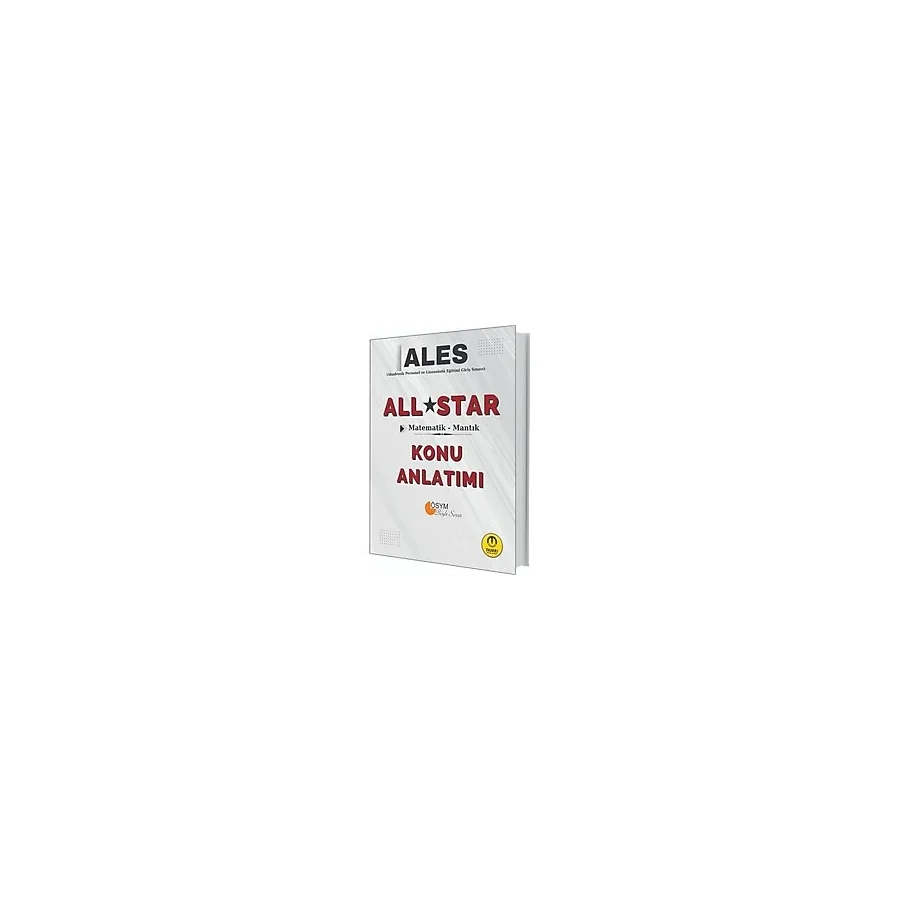 Uravas Store Tasarı Yayınları Ales All Star Sayısal Yetenek Matematik Mantık Konu Anlatımı
