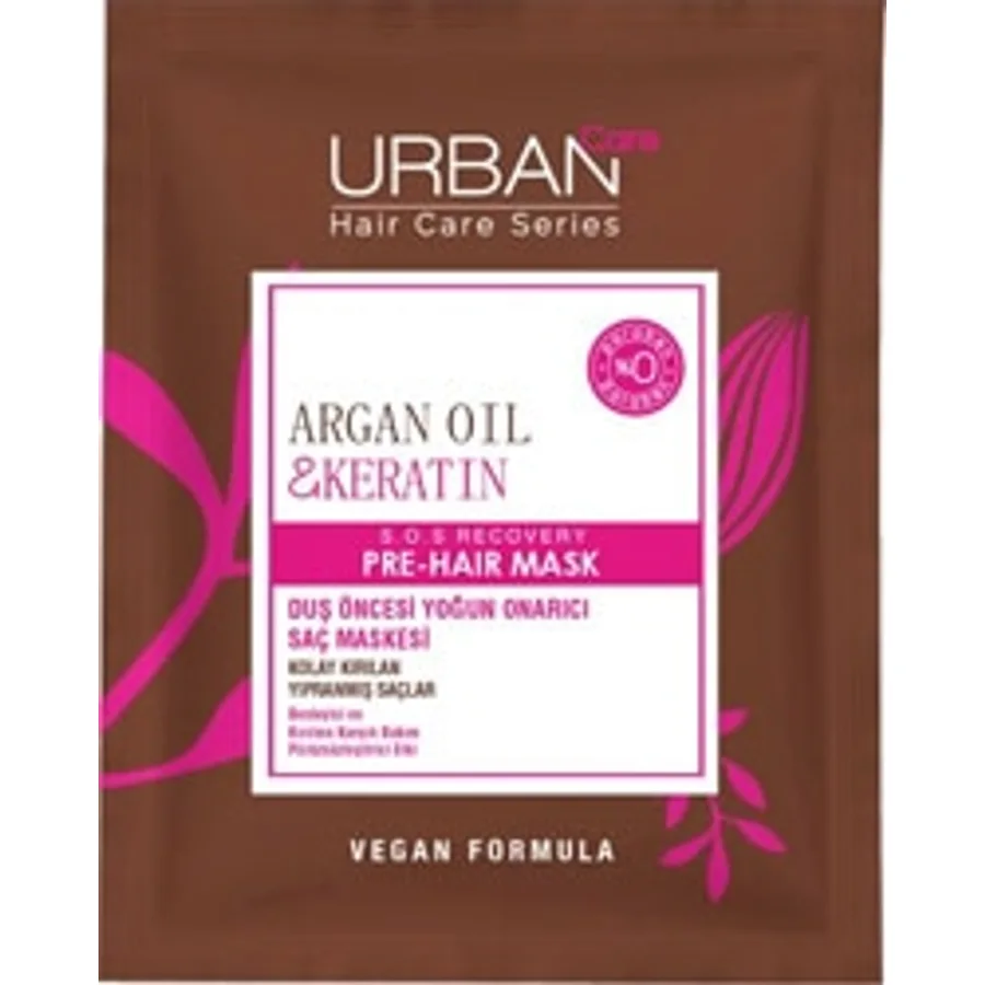 Urban Care Argan Oil & Keratin Besleyici Duş Öncesi Saç Bakım Maskesi 50 ml