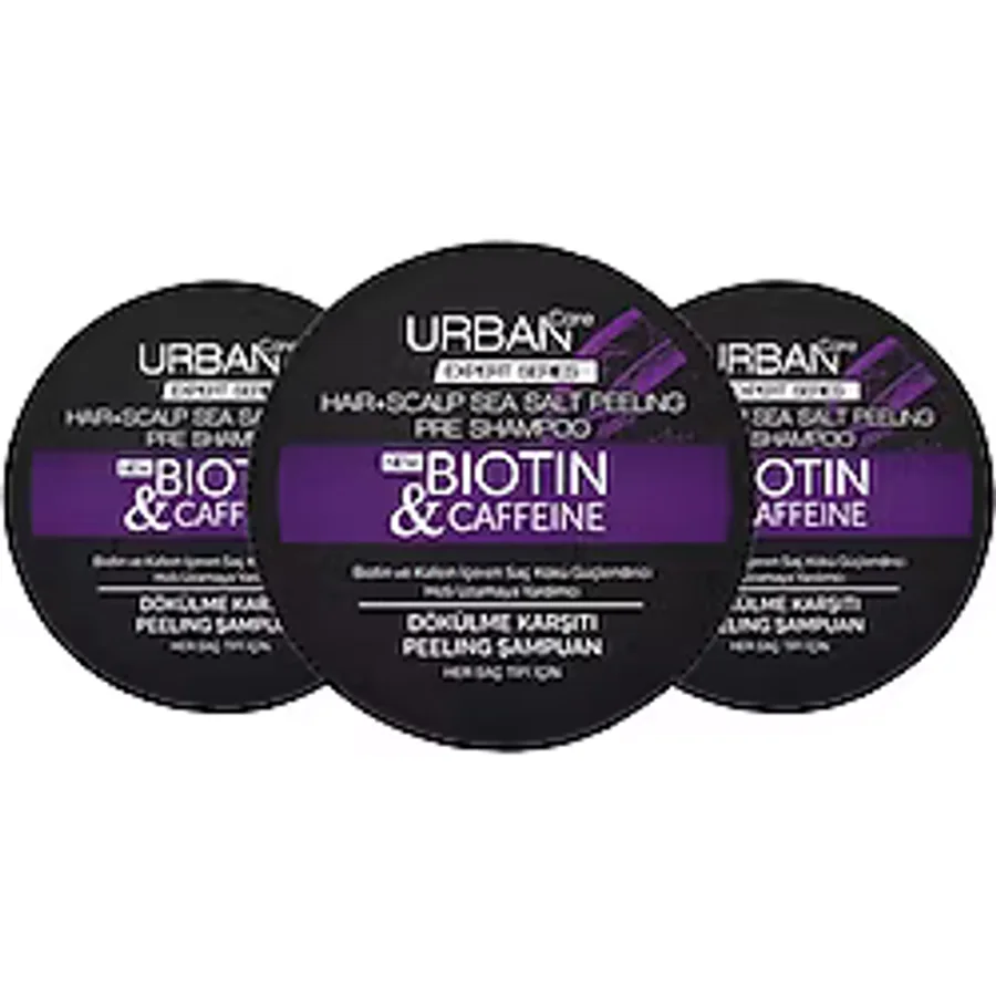 Urban Care Biotin & Caffeine 200 ml 3 Adet Peeling Şampuan