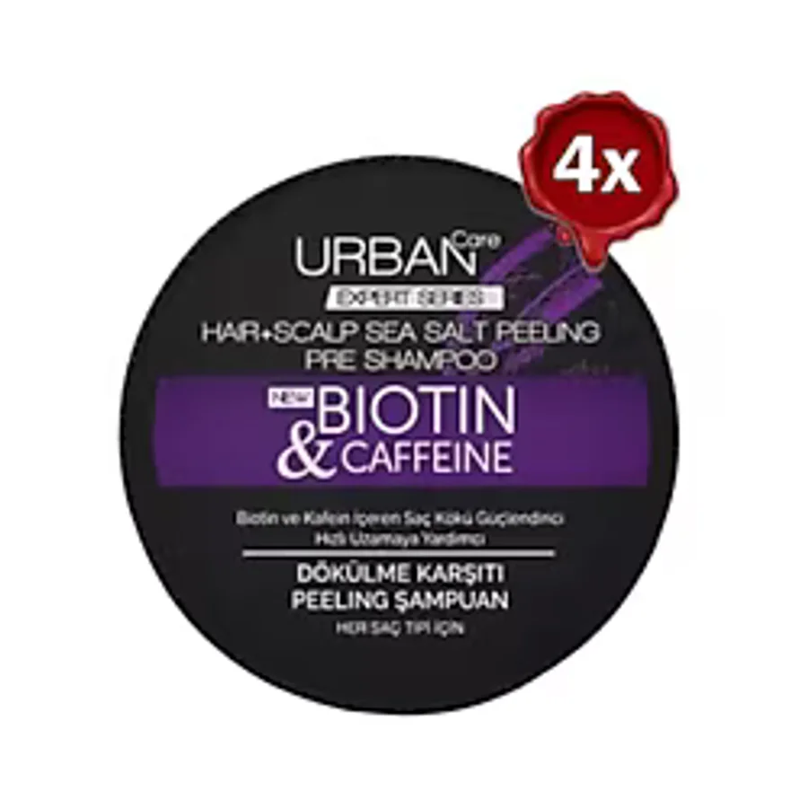 Urban Care Biotin & Caffeine 200 ml 4 Adet Peeling Şampuan