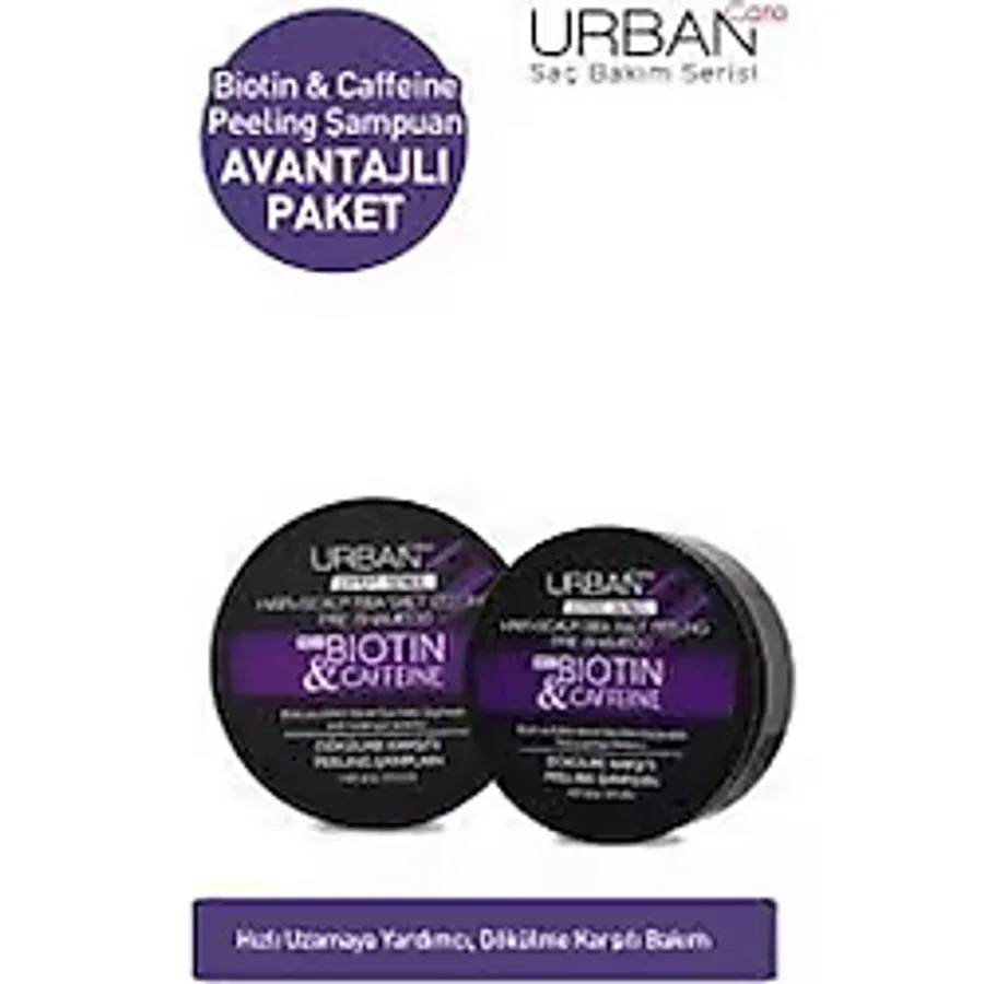Urban Care Expert Biotin&caffeine Peeling Saç Peelingi+peeling Şampuan 2'li Set