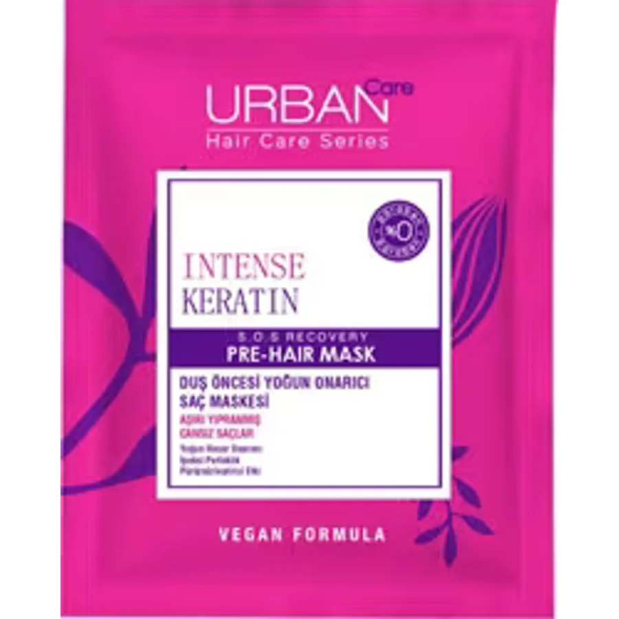 Urban Care Intense Keratin Yoğun Hasar Onarıcı Duş Öncesi Saç Bakım Maskesi 50 ml