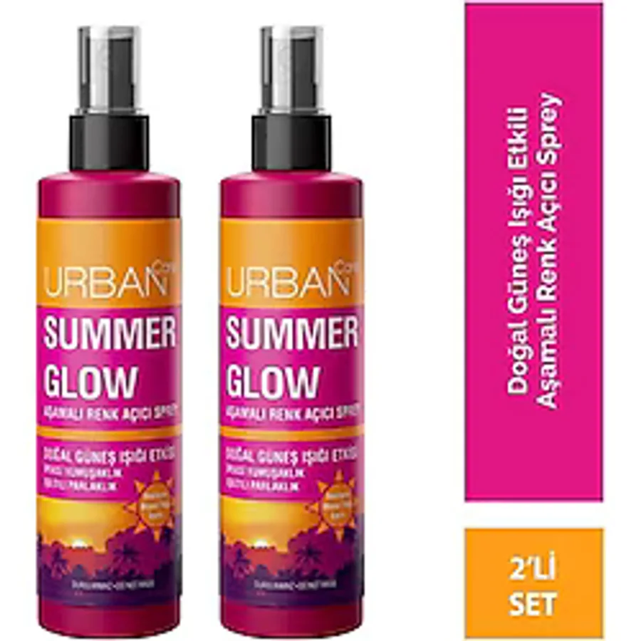 Urban Care Summer Glow 150 ml 2 Adet Saç Açıcı Sprey