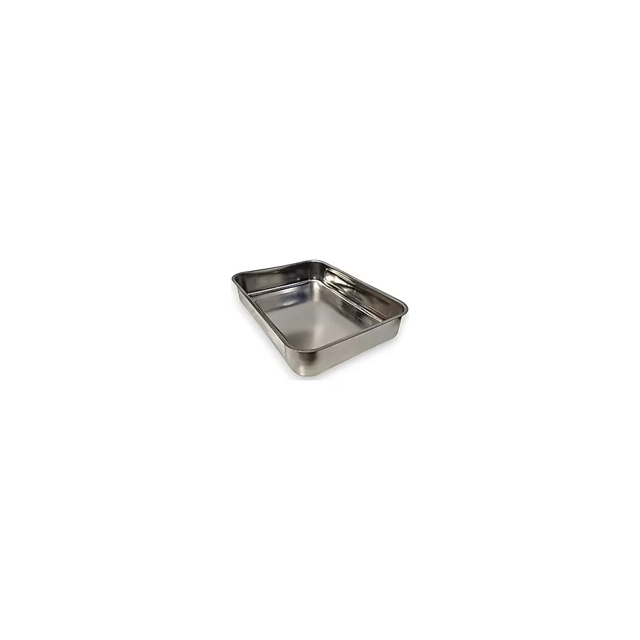 ÜREL Derin Fırın Tepsisi Yoğurt Mayalama Paslanmaz Çelik Çok Amaçlı Dikdörtgen Metal Tava Saklama Kabı (36,5x26,5x6,5 cm, 304 (18/10) Kalite, Makinede Yıkanabilir, Gıdaya Uygun, Kolay Temizlenebilir)