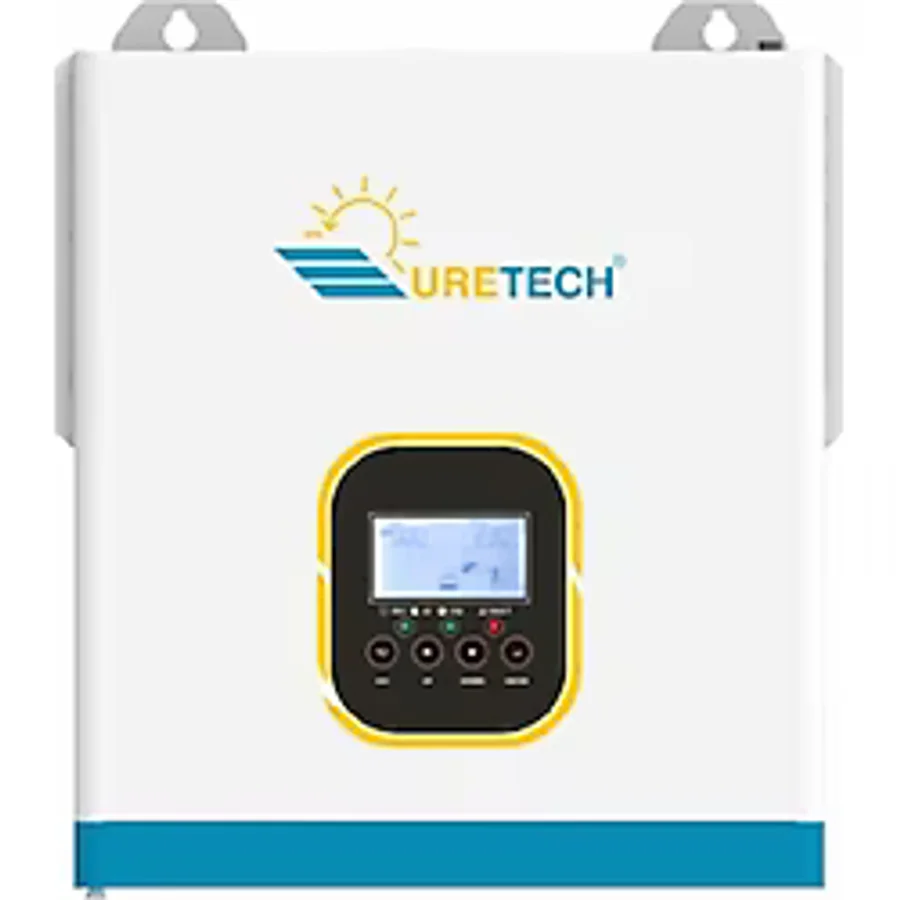 Uretech 3KVA 3KW 3200VA 3000 W Tam Sinüs Mppt 80A Akıllı İnverter 24Vdc-220Vac İnvertör