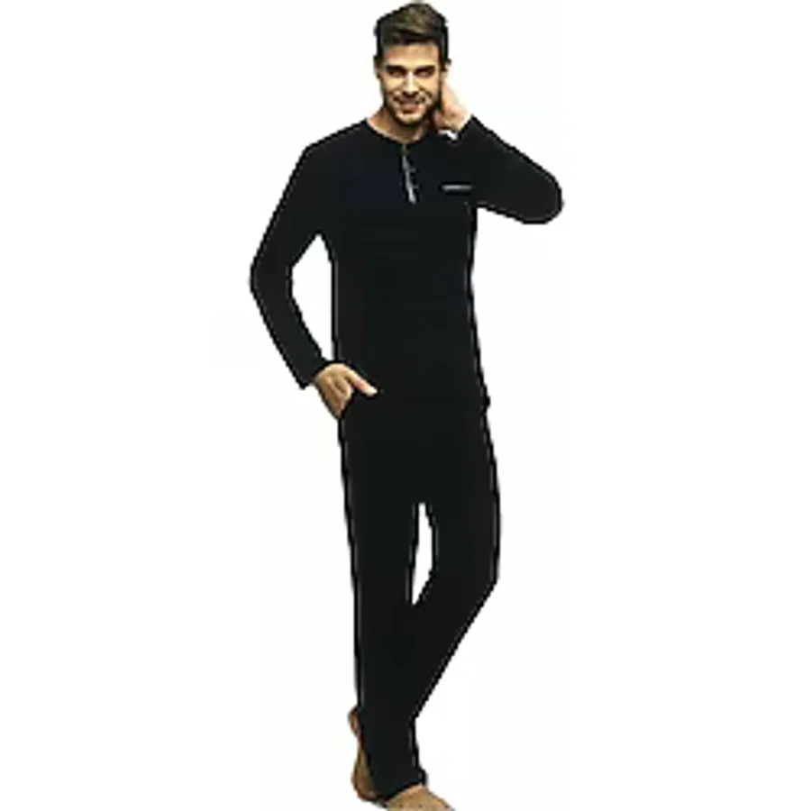 Us Polo 17384 Erkek Uzun Kol Pijama Takımı