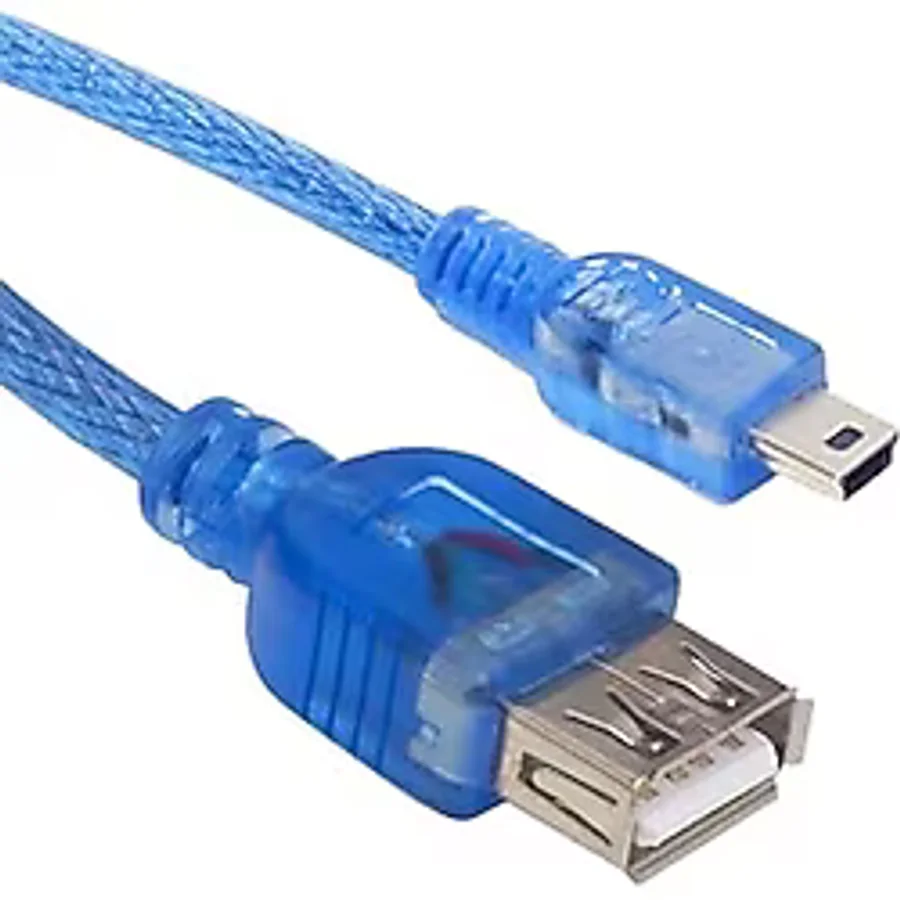 USB 5 PİN ERKEK-USB DİŞİ 1 METRE KABLO POWERMASTER