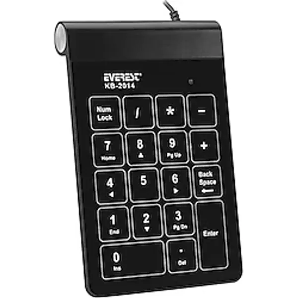 Usb Dokunmatik Numerik Standart Siyah Klavye