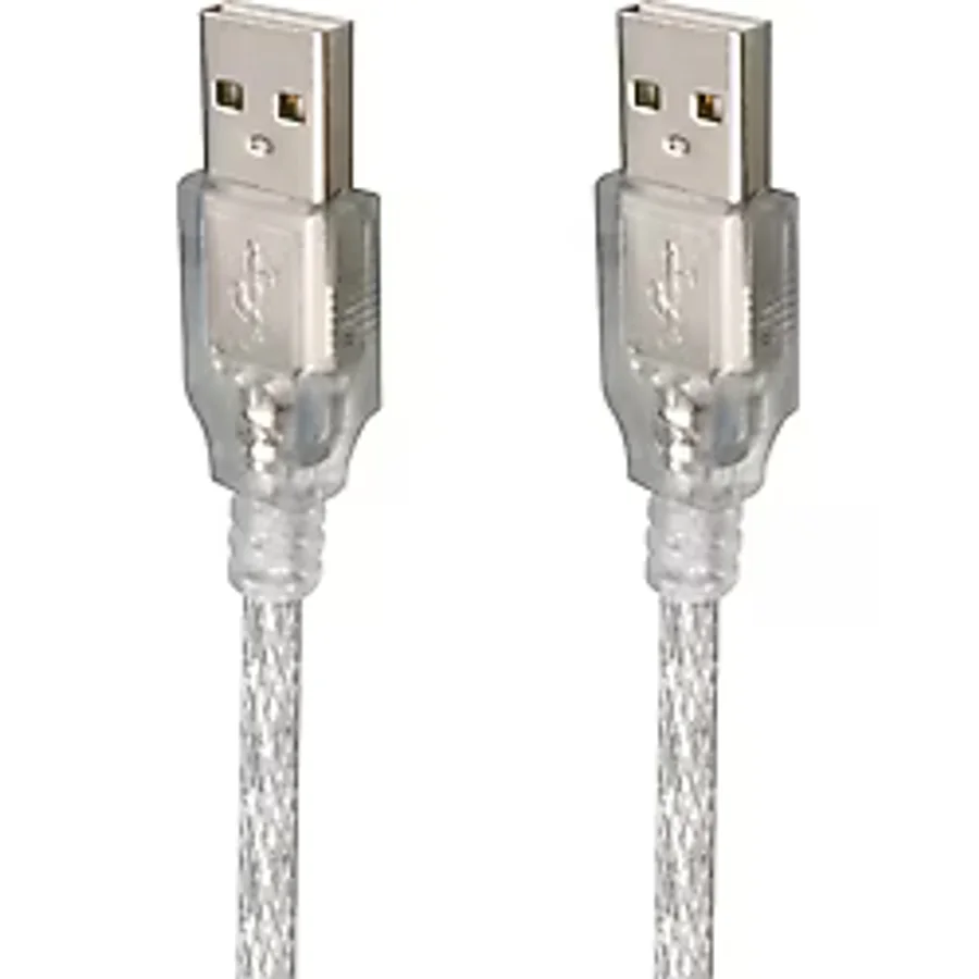 USB ERKEK-ERKEK SEFFAF KABLO 5 METRE