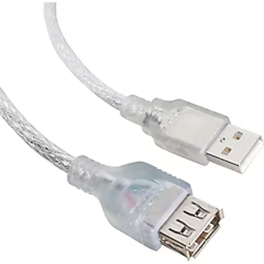 USB UZATMA KABLOSU 1.5 METRE ŞEFFAF POWERMASTER