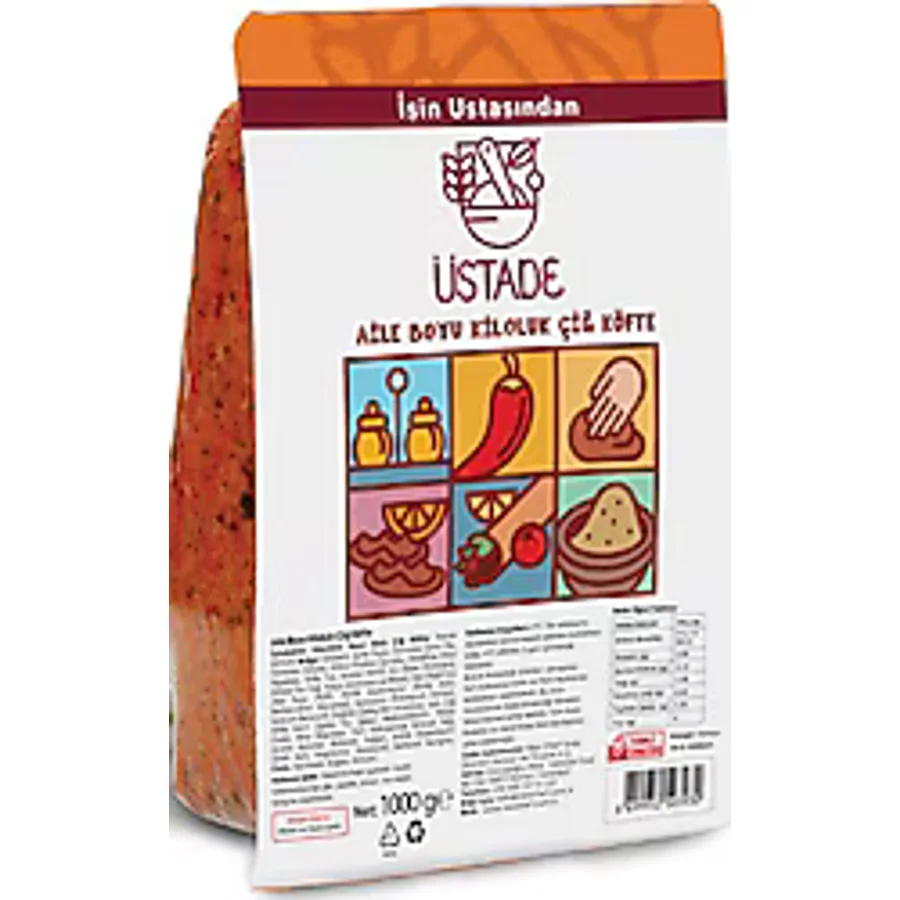 Üstade Aile Boyu Çiğ Köfte 1 kg