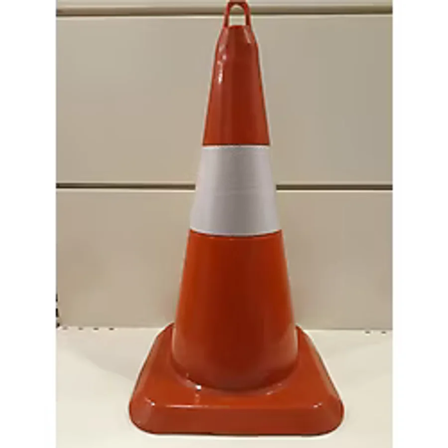 Üstün Trafik Konisi Reflektifli Pvc (silikonlu) Kırılmaz Otopark Duba 50 Cm