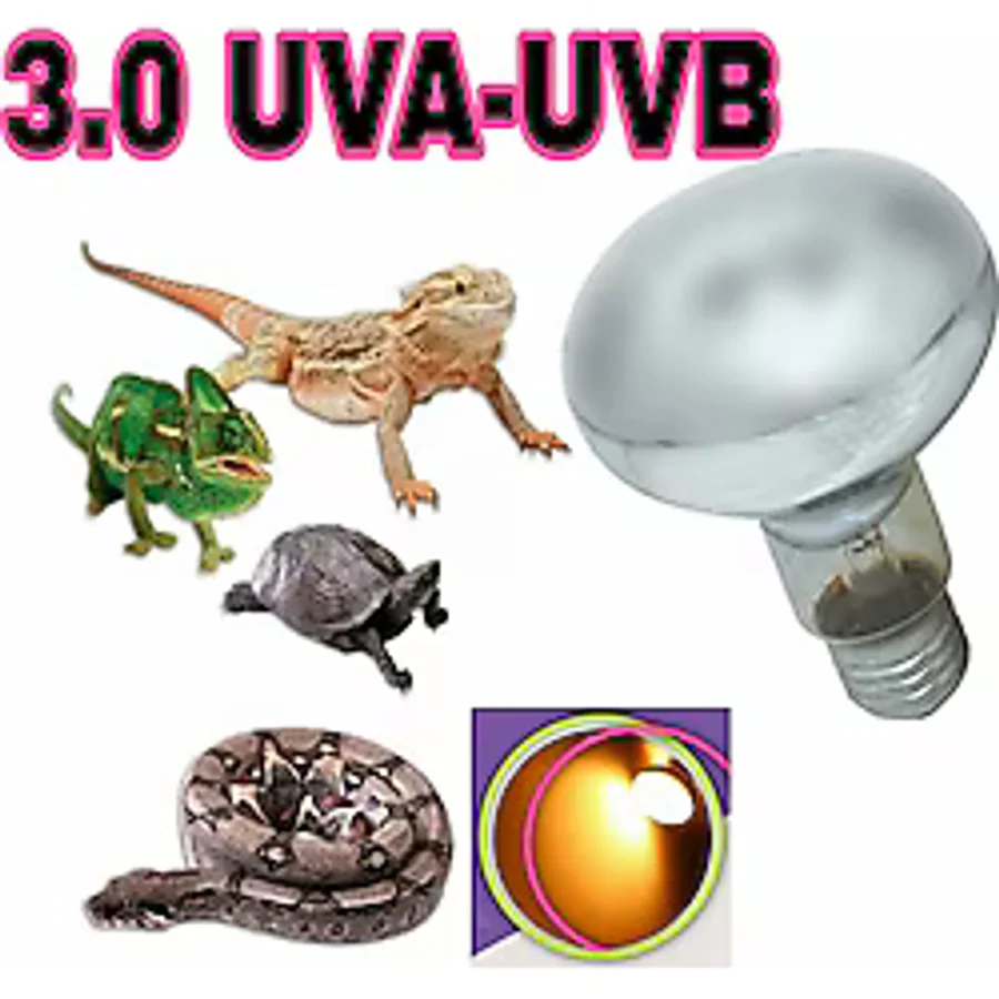 Uva-Uvb 3.0 Sürüngen Isıtıcı Lamba 100 Watt