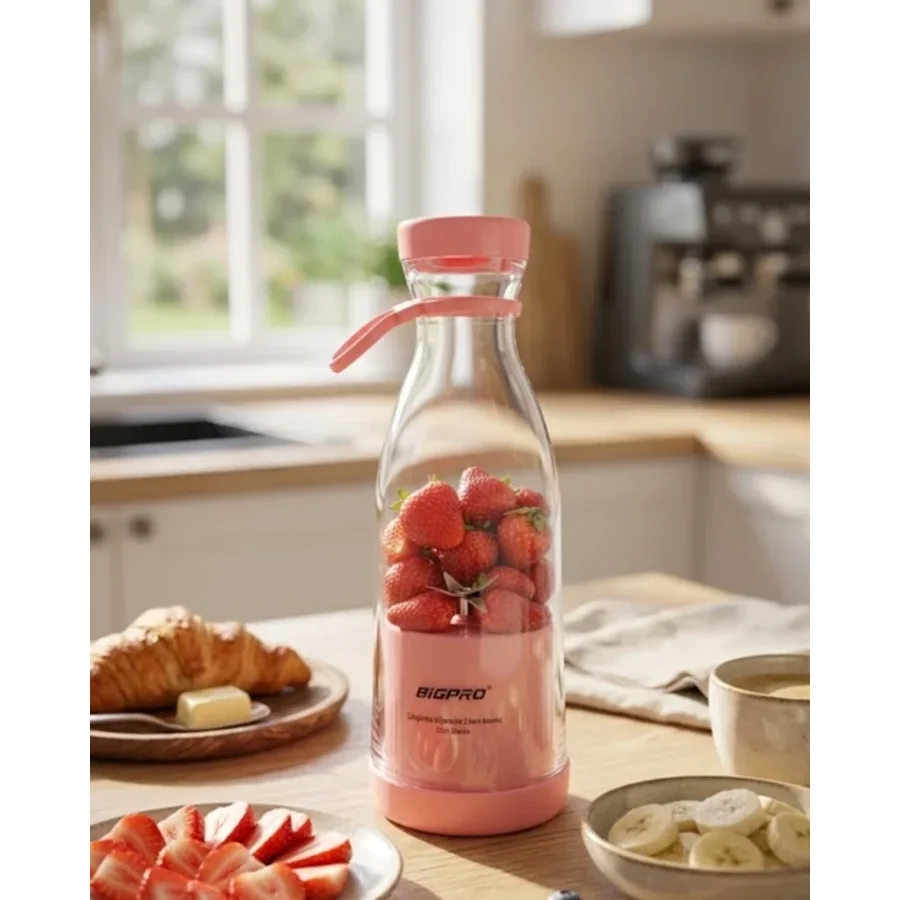 uygun Kablosuz Taşınabilir Blender Smoothie Milkshake Hazırlama Tek Tuş Kullanım popüler