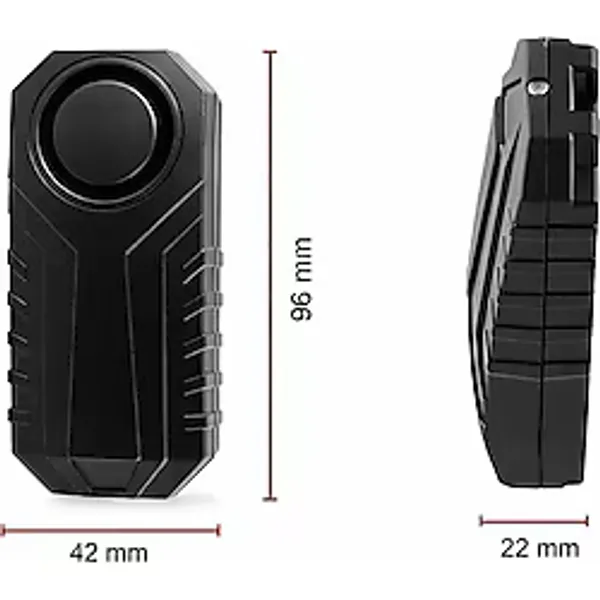 Uzaktan Kumandalı Bisiklet ve Motosiklet Alarmı 113DB - IP55 Su Geçirmez, 7 Seviye Hassasiyet,