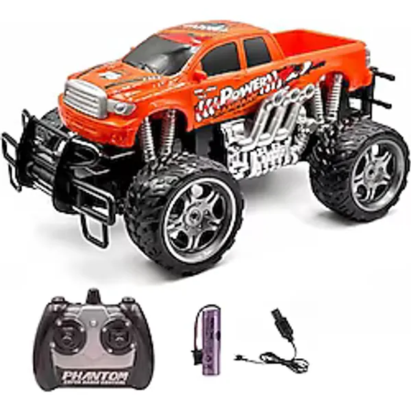 Uzaktan Kumandalı Canavar Ranger Araba Şarjlı Full Fonksiyon 4x2 Off Road Kamyon Oyuncak Arazi Aracı (TURUNCU)