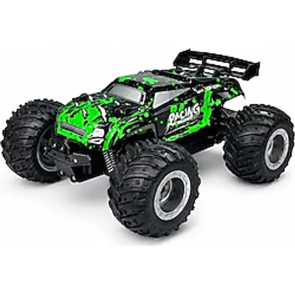 Uzaktan Kumandalı Off Road Araba, 2.4g Full Fonksiyon 1:18 Şarjlı RC Araç, Işıklı High Off Road Oyuncak, 2WD Büyük Tekerlekli Kumandalı Arazi Aracı,şa - Çok Renkli